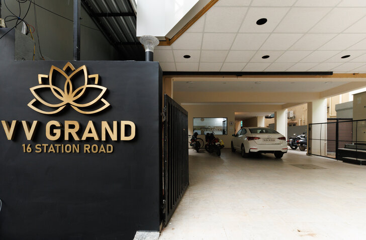 Parking area at Sivavel Residency